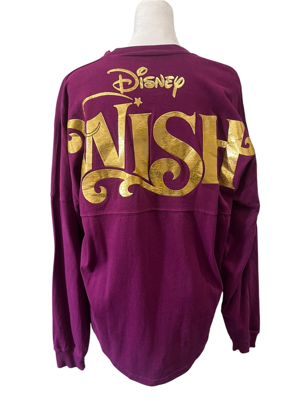 Disney Cruise Line Wish Gold Logo Magenta Spirit Jersey Size XS